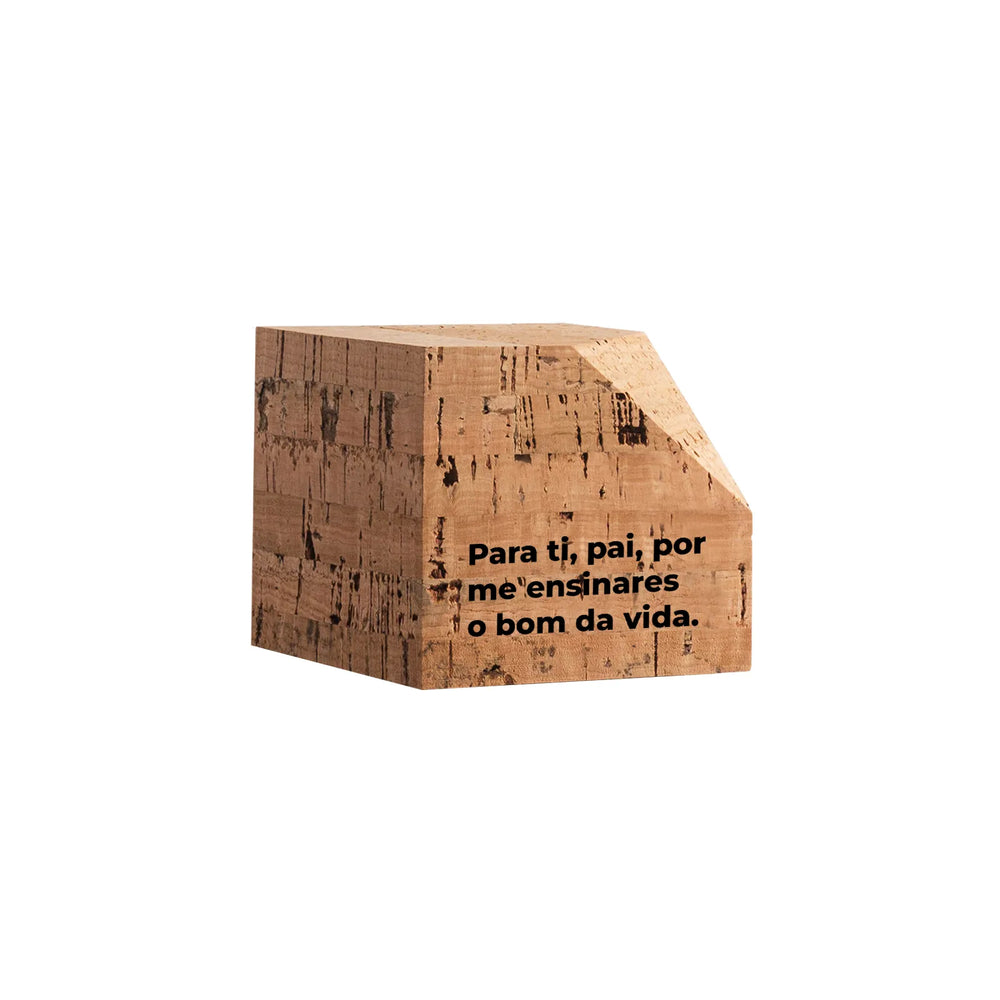 Customized Message Gift Box Pack - 1 Customized Adamus Organic Dry Gin 70cl, 2 Adamus Glasses & 2 Cork Coasters - Father's day