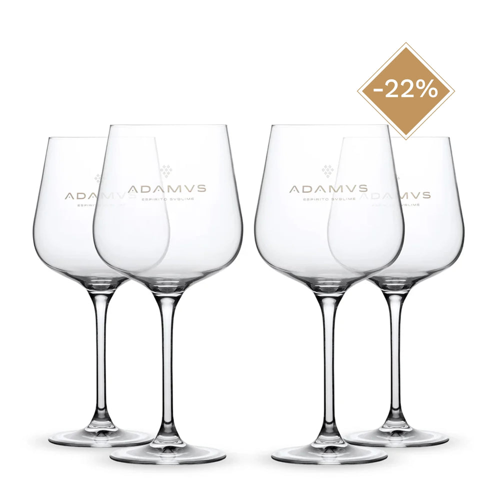 Pack de 4 copos  Adamus Organic Dry Gin - Páscoa